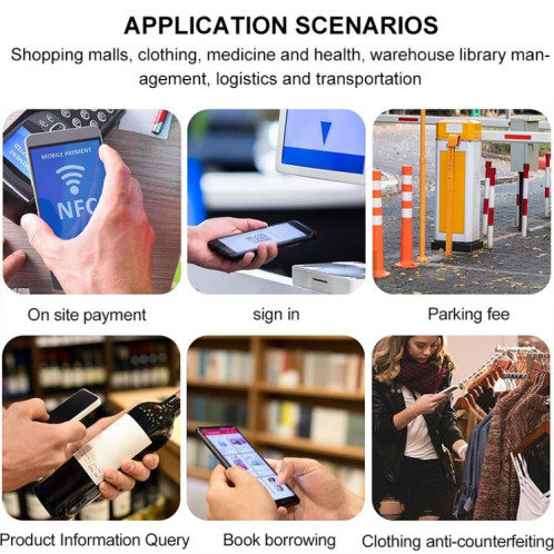 Étiquette électronique RFID compatible avec téléphone portable NPC, modèle : HF, incrustation humide 11 x 21 mm, 100 pièces SR0203445-07